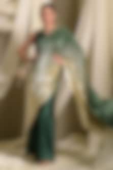 Exclusive Styles Green Gown Saree: Buy Exclusive Styles Green Gown Saree  Online only at Pernia's Pop-Up Shop 2026
