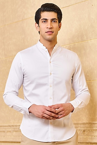 Men's Mandarin Collar Shirts New Collection 2024