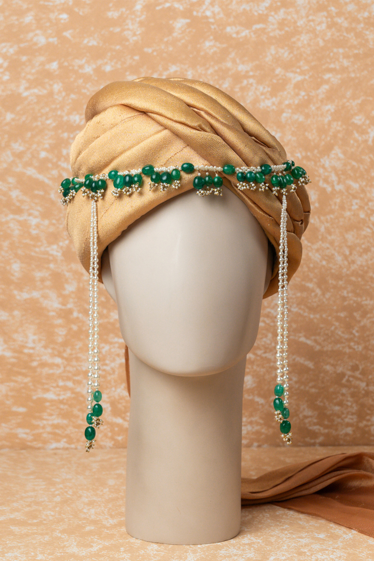 Dark Green Tissue Sehra by TASVA at Pernia's Pop Up Shop