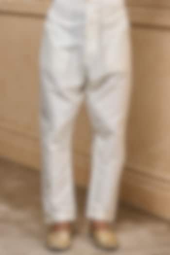 Beige Polyester Embroidered Kurta Set by TASVA at Pernia's Pop Up Shop