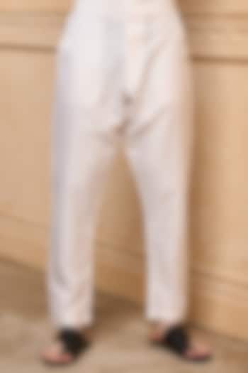 Navy Viscose Embroidered Kurta Set by TASVA at Pernia's Pop Up Shop