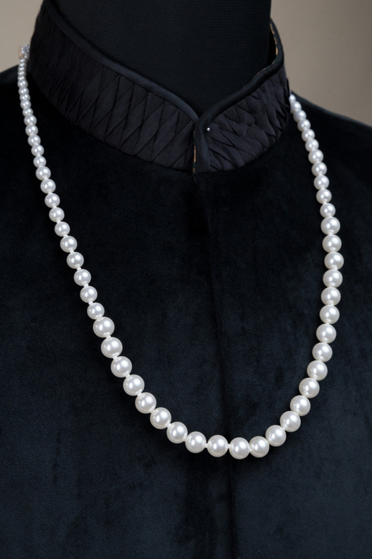 White Pearl Mala by TASVA at Pernia's Pop Up Shop