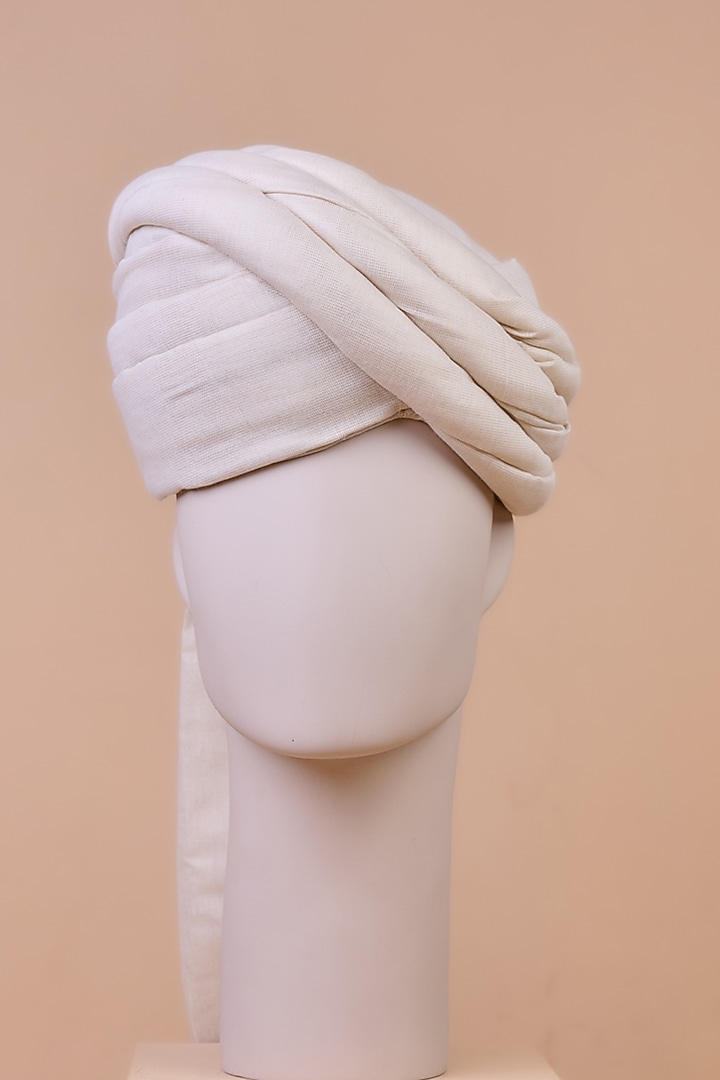 Golden Metallic Tissue Safa by TASVA at Pernia's Pop Up Shop