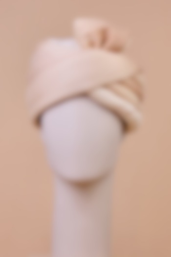 Nude Chanderi Safa by TASVA at Pernia's Pop Up Shop