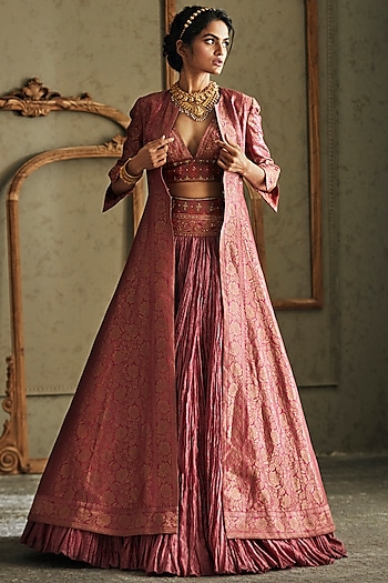 Shop Banarasi Brocade Skirts for Women Online from India's Luxury Designers 2023