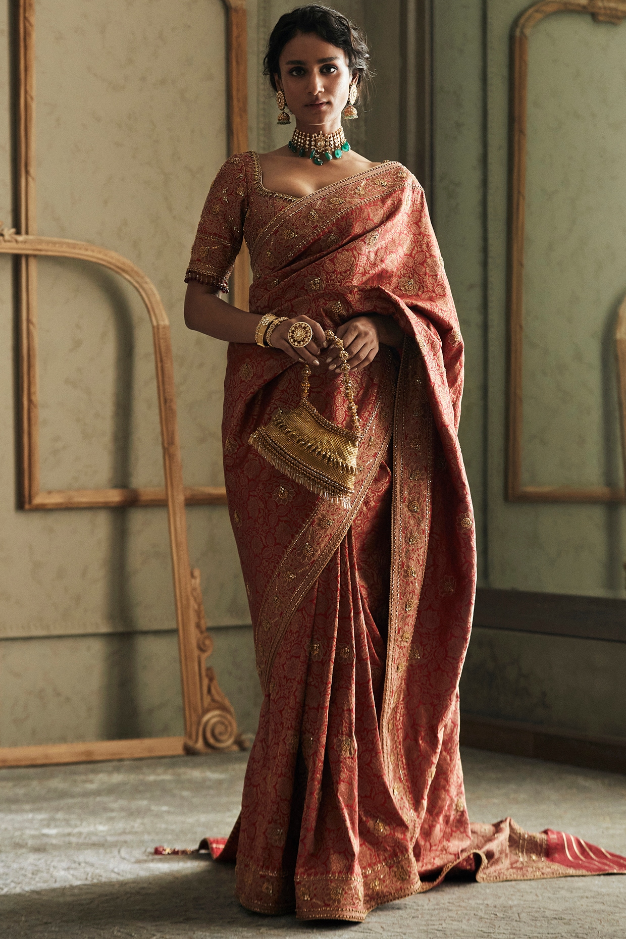 Red Bridal Saree | Buy Latest Red Color Bridal Saree Designs Online |  Andaaz Fashion