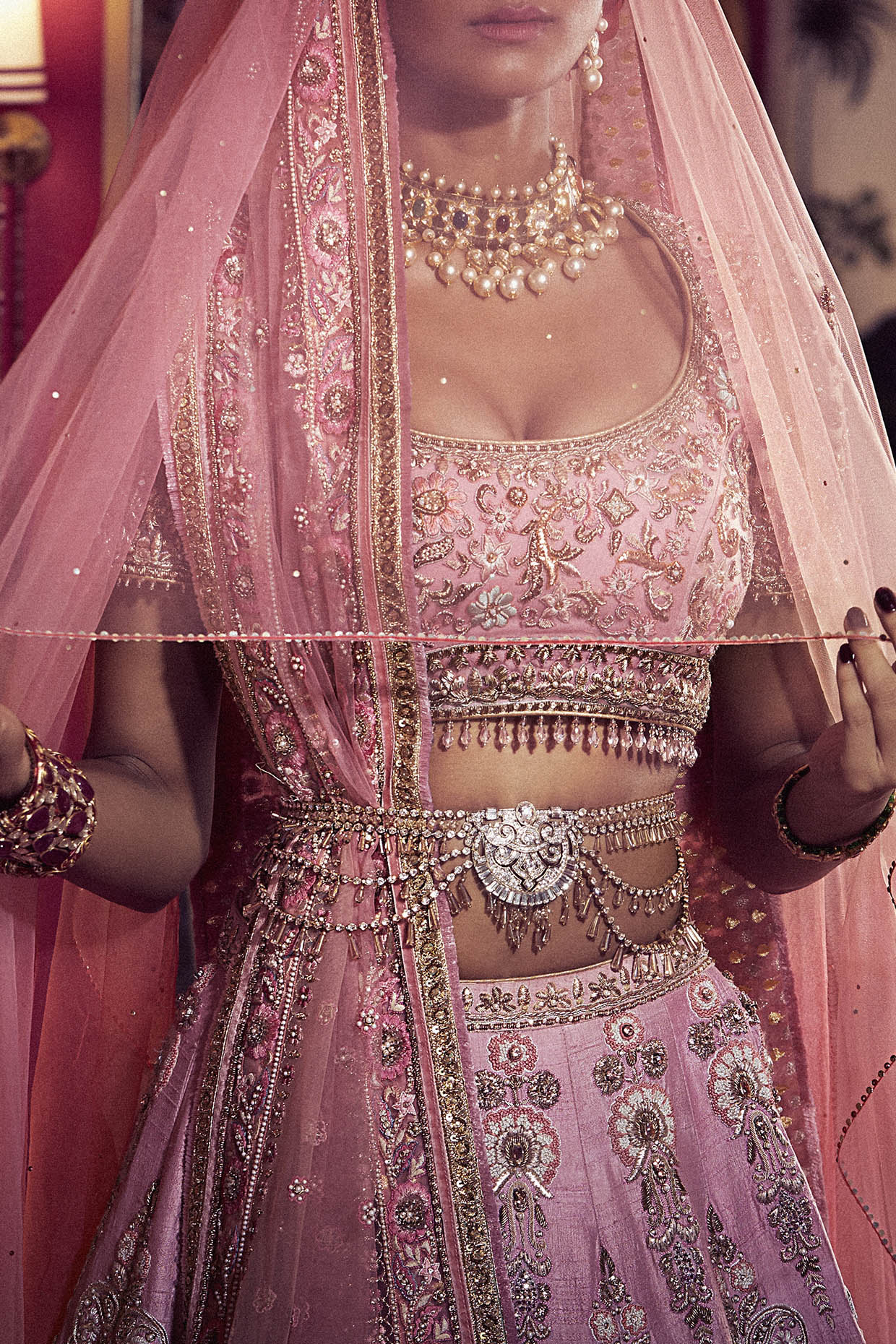 1 Tarun Tahiliani Lehenga, 5 Brides Who Styled It Differently! | WedMeGood