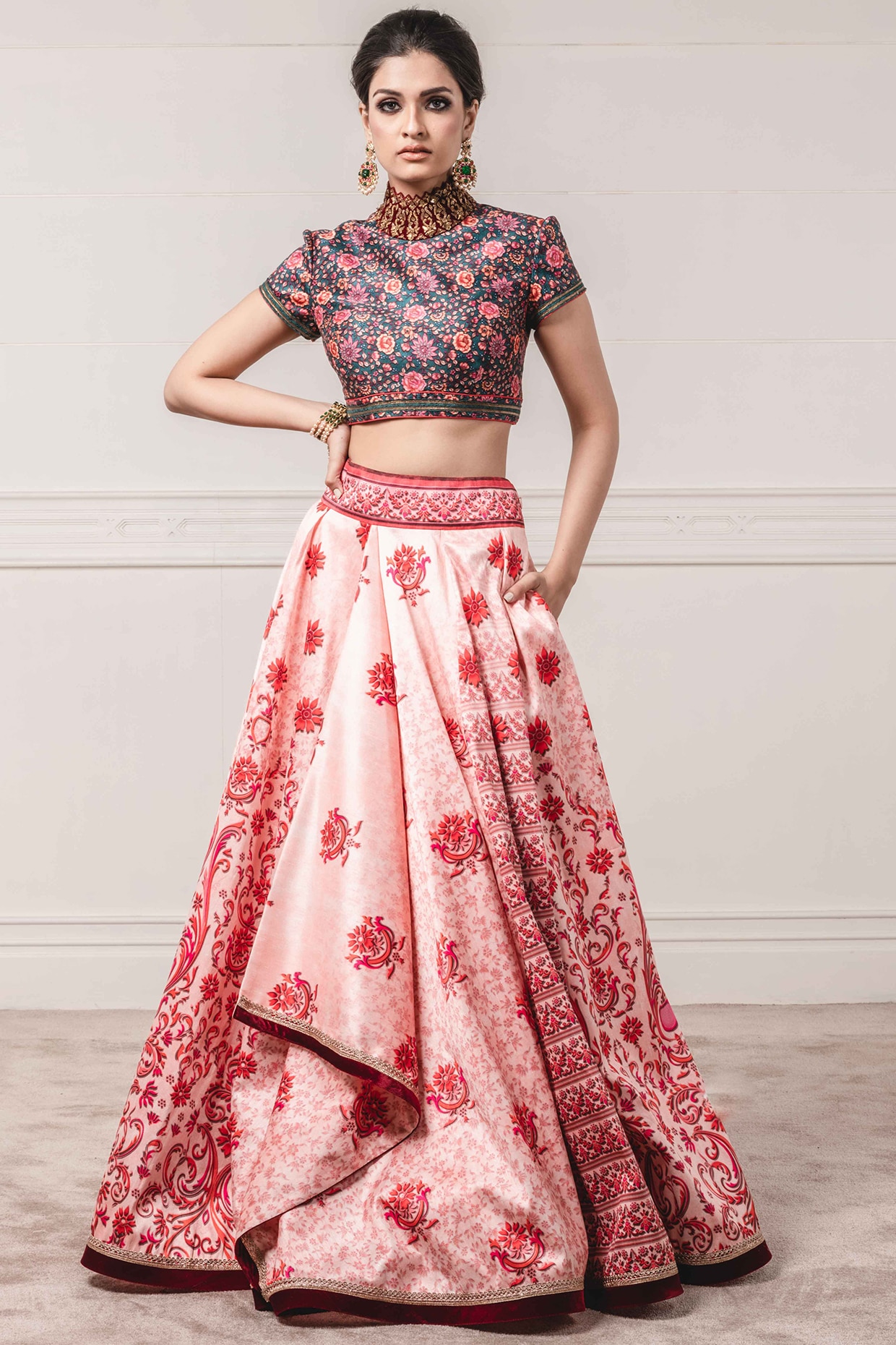 Buy online Floral Printed Lehenga Choli With Dupatta from ethnic wear for  Women by Scakhi for ₹16859 at 40% off | 2024 Limeroad.com