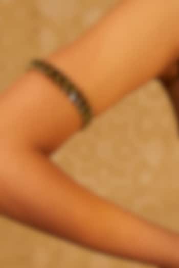 Gold Embellished Bajubandh by Tarun Tahiliani Accessories at Pernia's Pop Up Shop