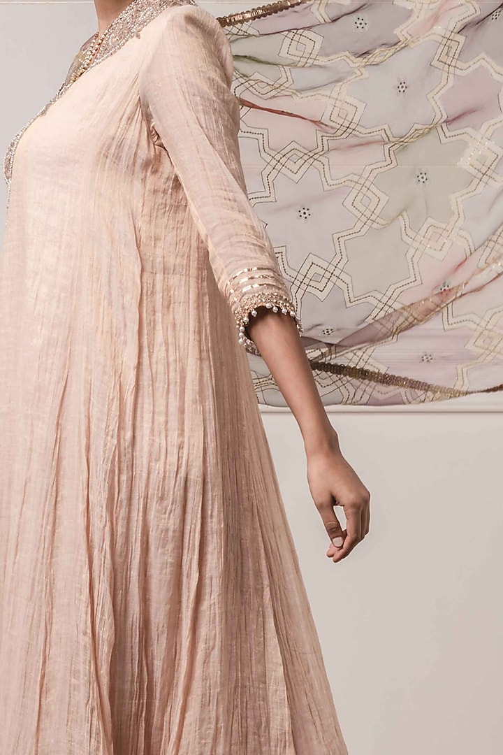 Gold Kalidar Kurta Set by Tarun Tahiliani at Pernia's Pop Up Shop