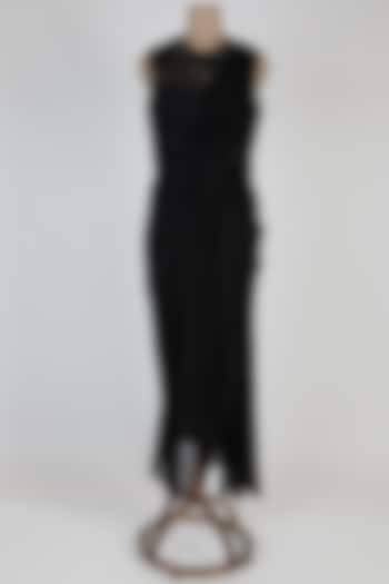 White Sleeveless Chiffon Dress 1919