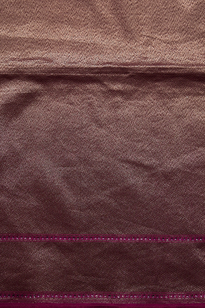 Fuchsia Handwoven Tissue Reception Saree Set by Tarun Tahiliani at Pernia's Pop Up Shop