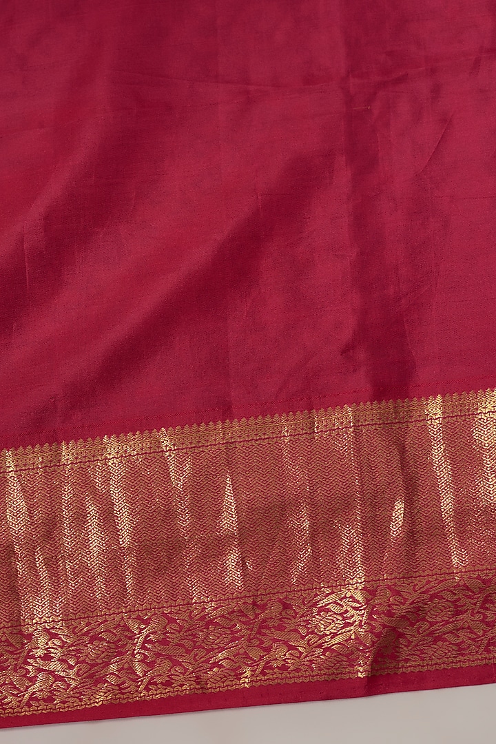 Green Kanjivaram Zardosi Embroidered Wedding Saree by TATWAMM By Abhishek & Vinita at Pernia's Pop Up Shop