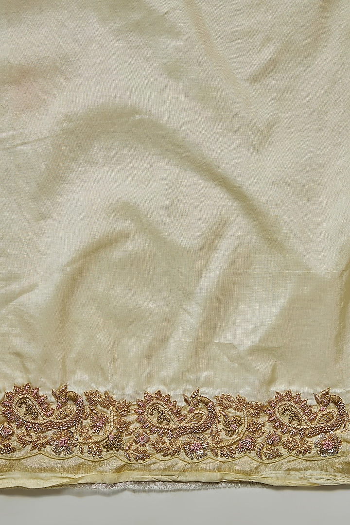 Multi-Colored Silk Wedding Saree by TATWAMM By Abhishek & Vinita at Pernia's Pop Up Shop