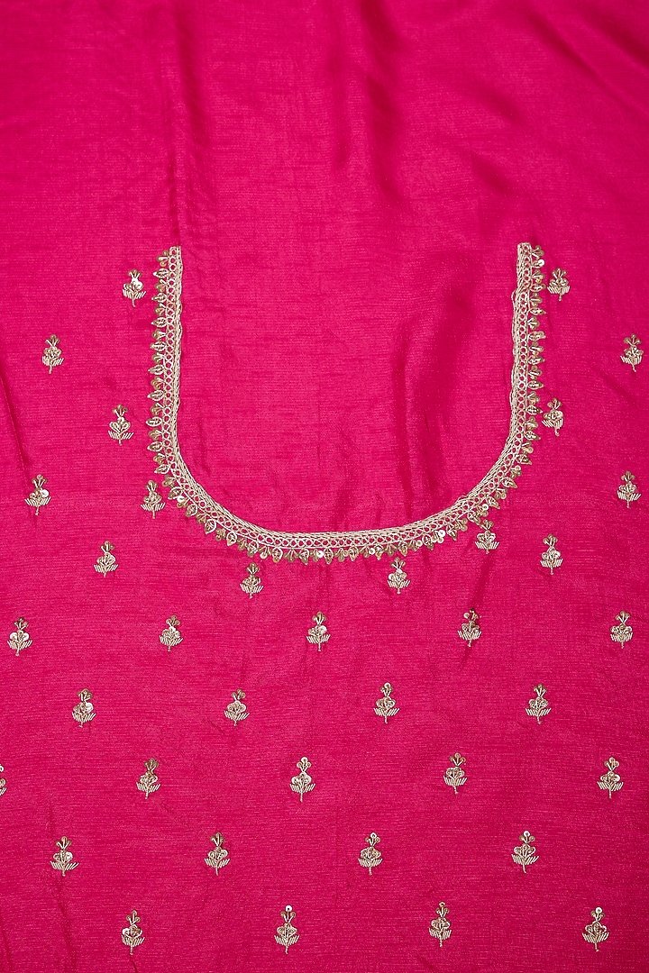 Ivory Banarasi Georgette Zardosi Work Reception Saree Set by TATWAMM By Abhishek & Vinita at Pernia's Pop Up Shop