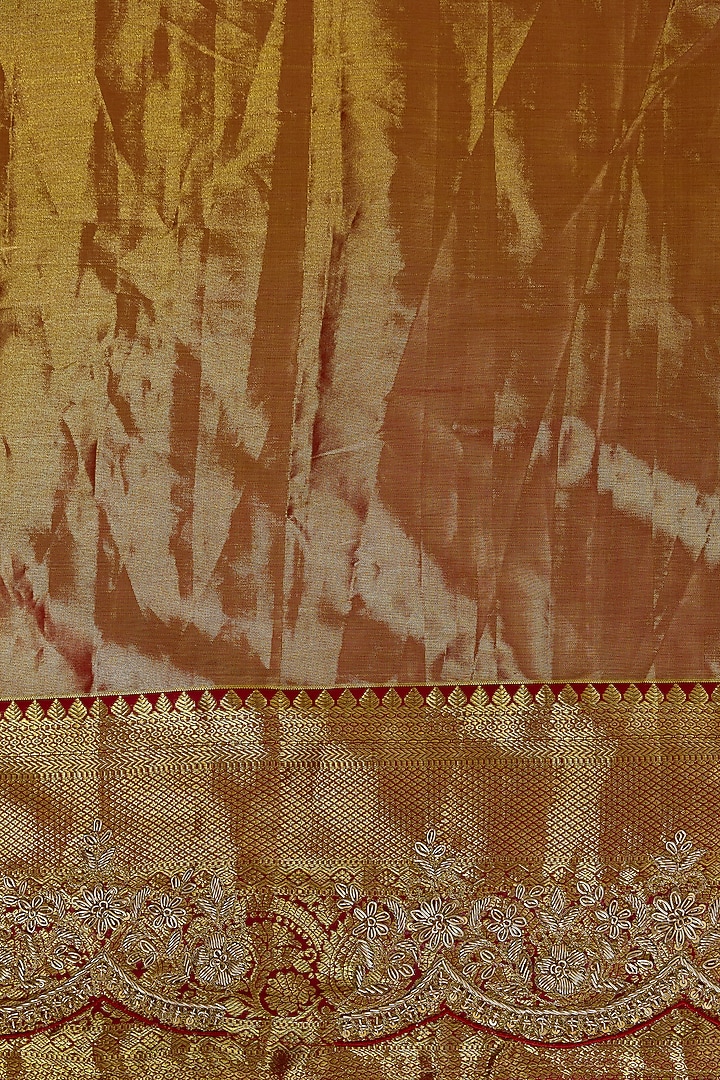 Pink Kanjivaram Wedding Saree Set by TATWAMM By Abhishek & Vinita at Pernia's Pop Up Shop