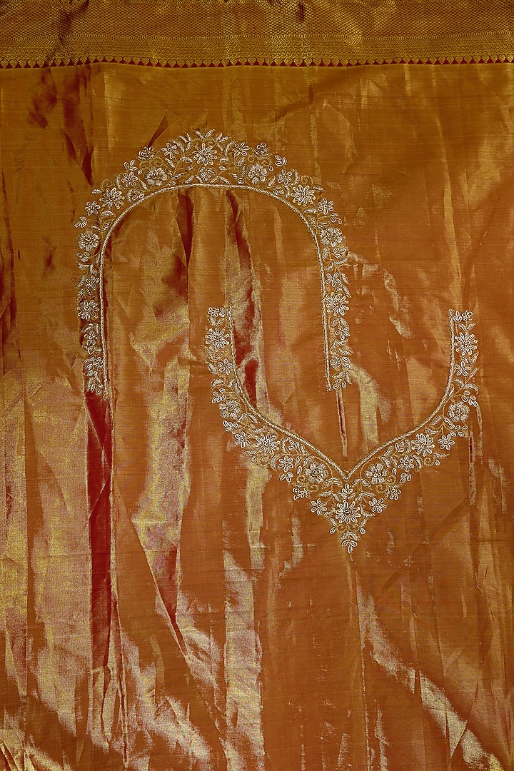 Pink Kanjivaram Wedding Saree Set by TATWAMM By Abhishek & Vinita at Pernia's Pop Up Shop