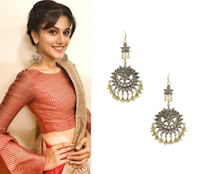 Buy Padhma Signature Silver Earrings | Paksha - Paksha India