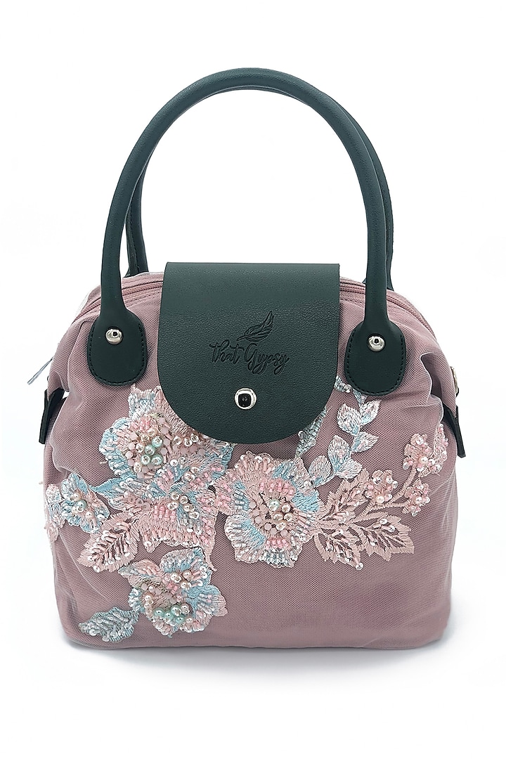 Blush Pink Embroidered Bag by THAT GYPSY