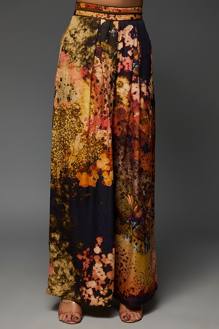Multi-Colored Cotton Satin Printed Kurta Set by TIL BY AV - at Pernia's Pop Up Shop