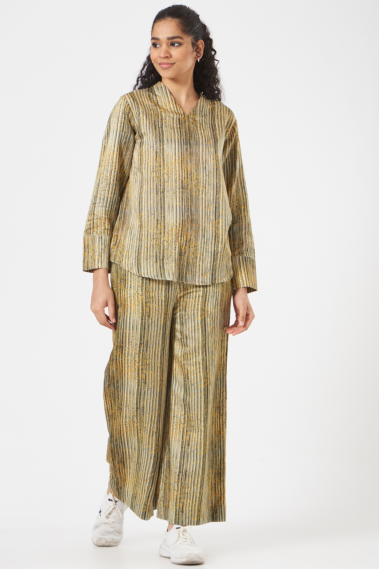 Multi-Colored Hand Painted Co-Ord Set by TIL BY AV - at Pernia's Pop Up Shop