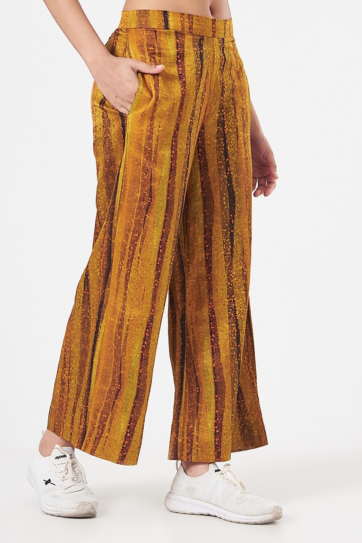 Mustard Hand Painted Co-Ord Set by TIL BY AV - at Pernia's Pop Up Shop