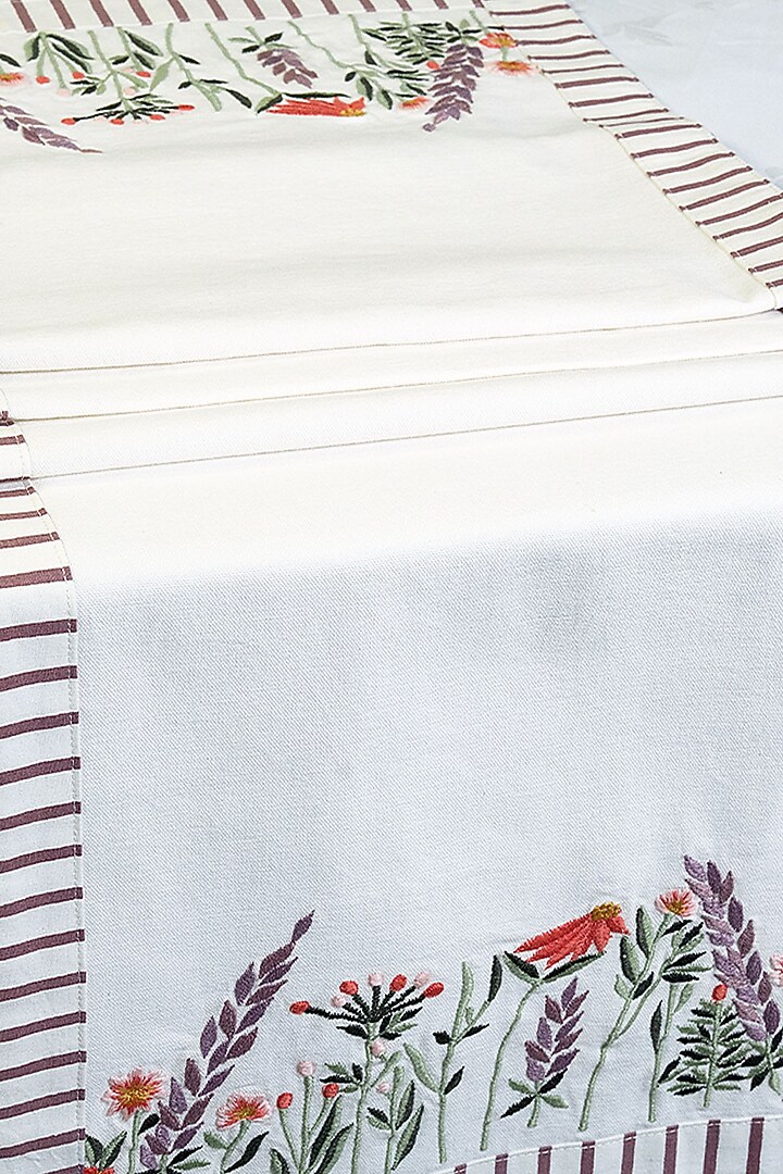 Multi-Colored Cotton Table Runner by The Blooming Bagh at Pernia's Pop Up Shop