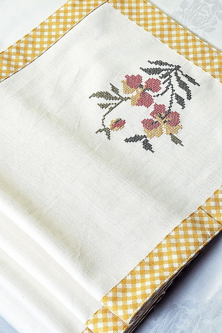 Multi-Colored Cotton Table Runner by The Blooming Bagh at Pernia's Pop Up Shop