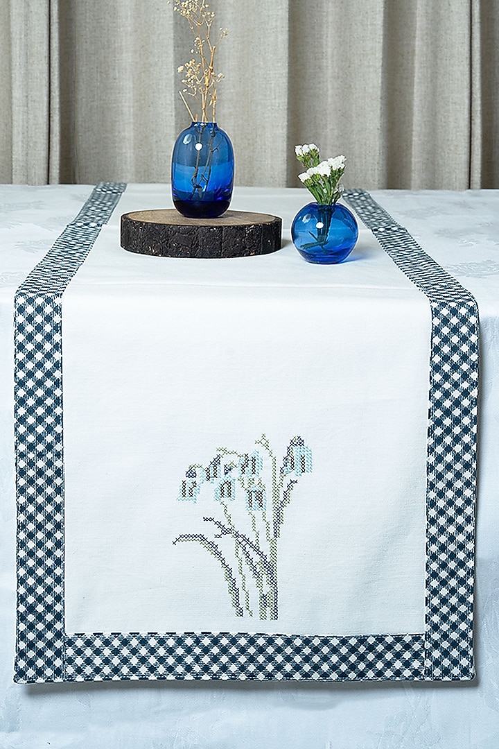 Multi-Colored Cotton Table Runner by The Blooming Bagh at Pernia's Pop Up Shop