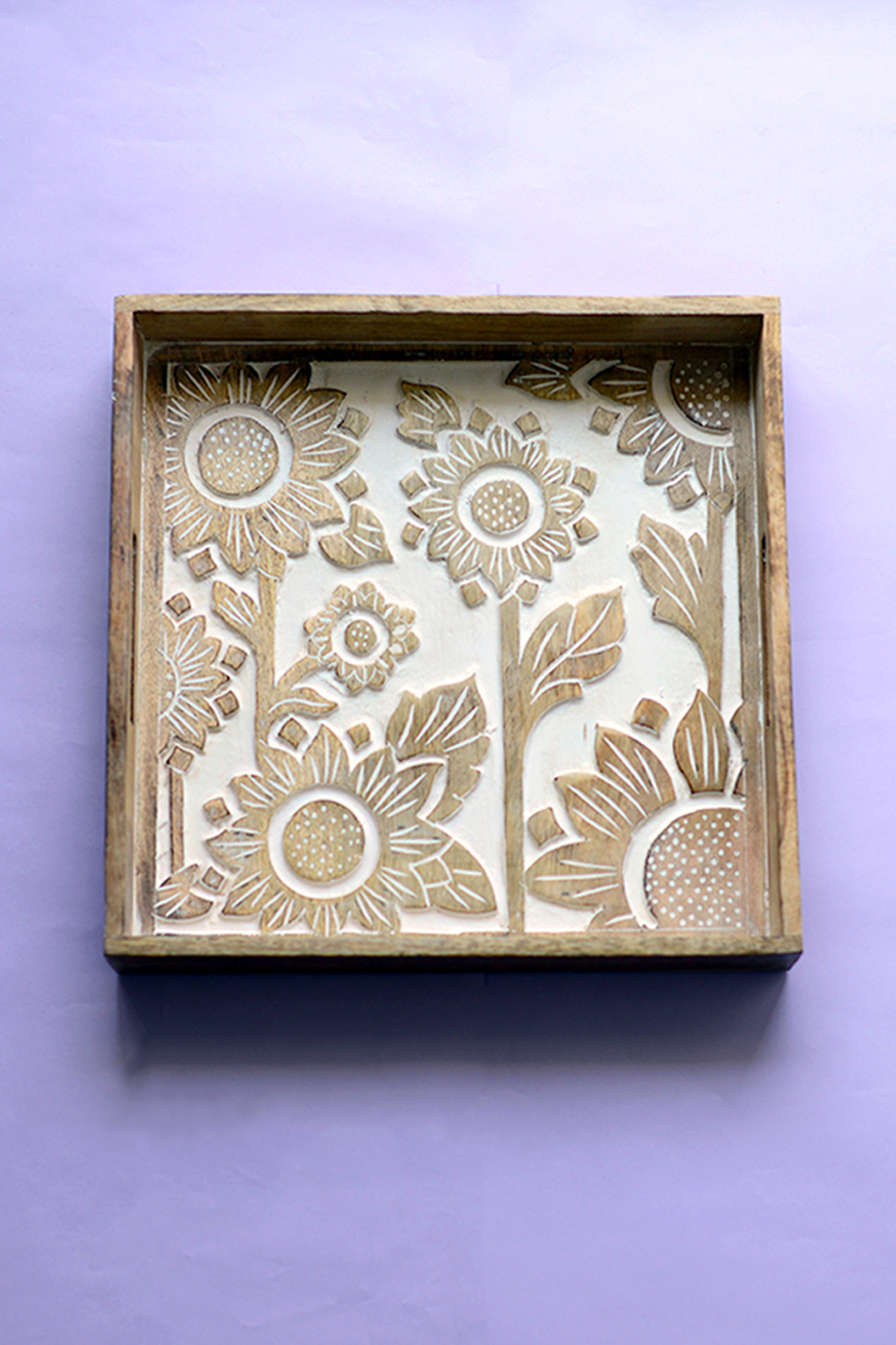 Brown Mango Wood Tray by The Blooming Bagh at Pernia's Pop Up Shop