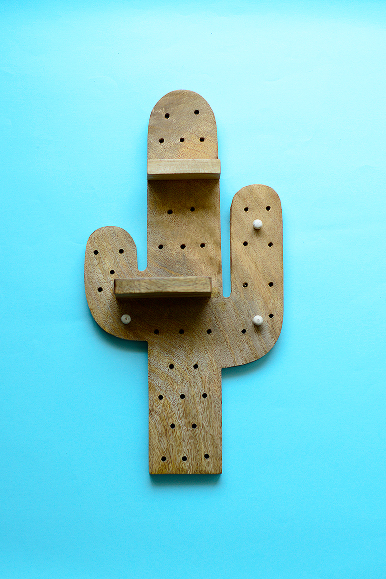 Brown Mango Wood Shelf by The Blooming Bagh at Pernia's Pop Up Shop