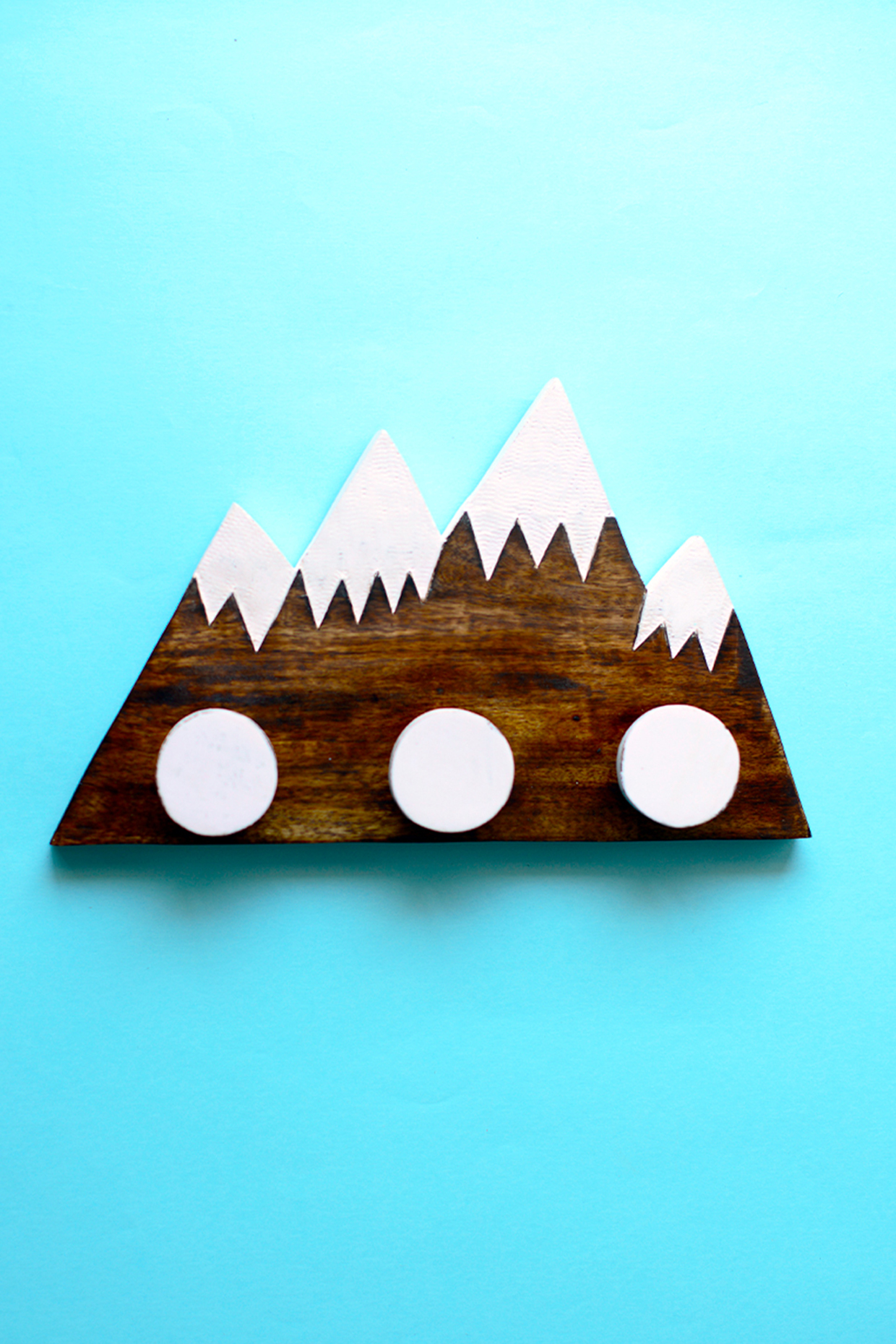 Brown Mango Wood Wall Hook by The Blooming Bagh at Pernia's Pop Up Shop