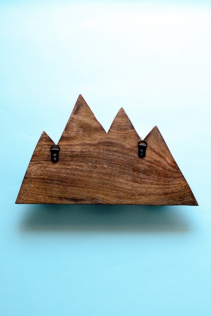 Brown Mango Wood Wall Hook by The Blooming Bagh at Pernia's Pop Up Shop