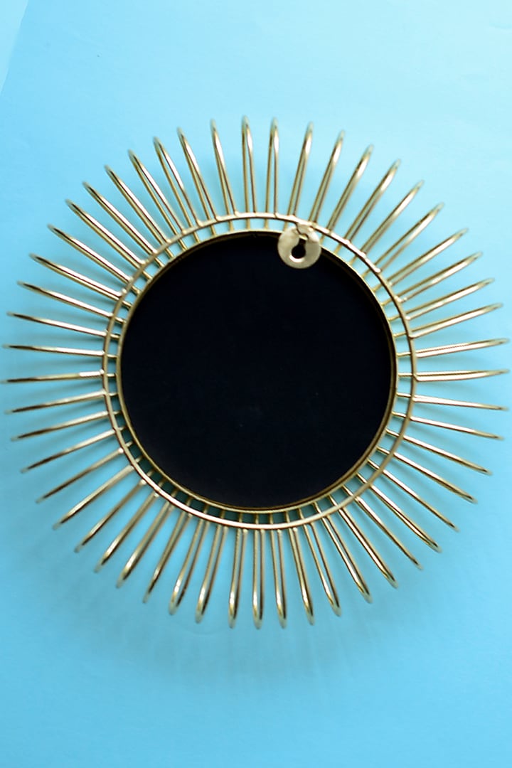 Gold Iron Mirror by The Blooming Bagh at Pernia's Pop Up Shop