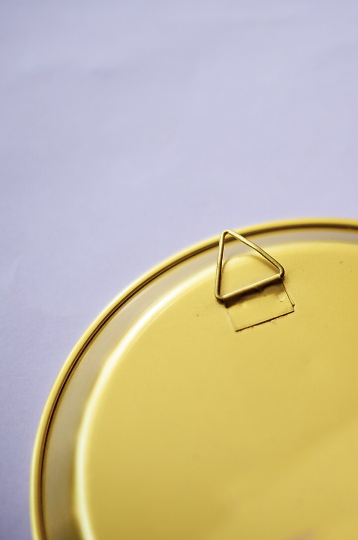 Gold Iron & Enamel Wall Plates (Set of 2) by The Blooming Bagh at Pernia's Pop Up Shop