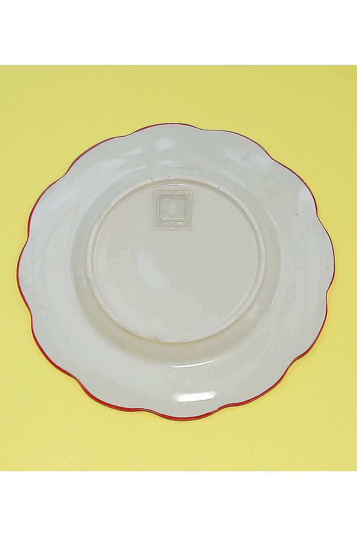 Multi-Coloured Ceramic Wall Plate by The Blooming Bagh at Pernia's Pop Up Shop