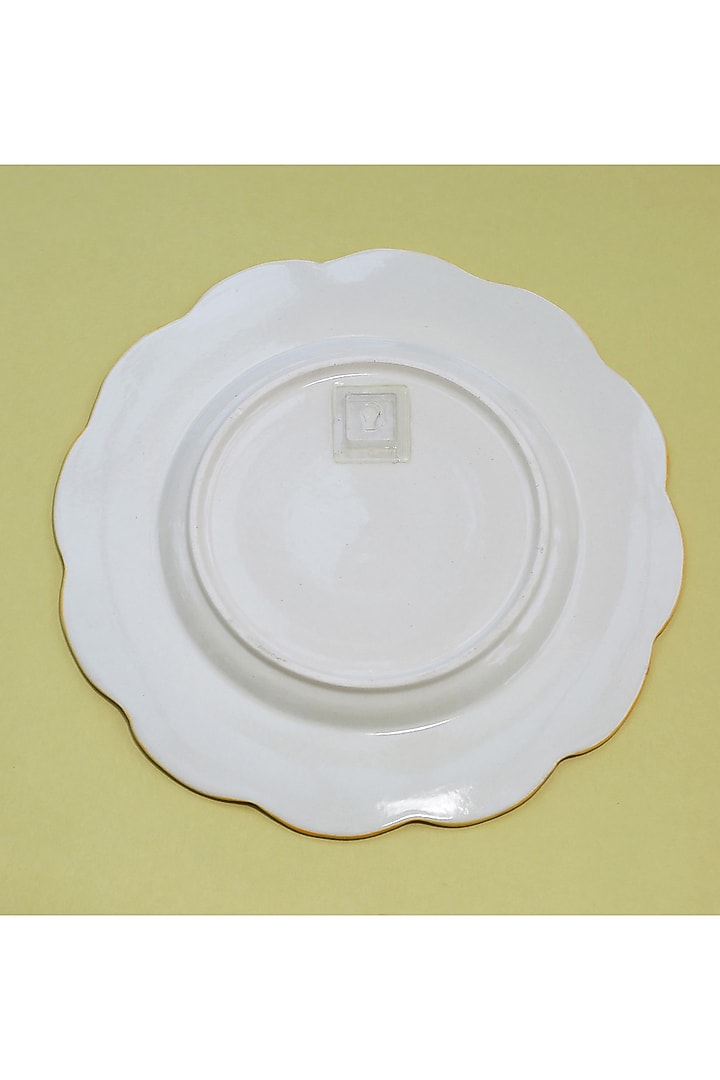 Multi-Coloured Ceramic Wall Plate by The Blooming Bagh at Pernia's Pop Up Shop