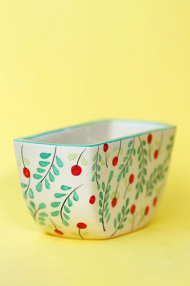 Colorful Small Ceramic Planters (Set of 2) by The Blooming Bagh at Pernia's Pop Up Shop