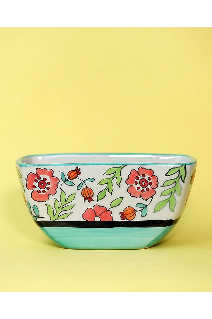 Multi-Colored Small Ceramic Planters by The Blooming Bagh at Pernia's Pop Up Shop