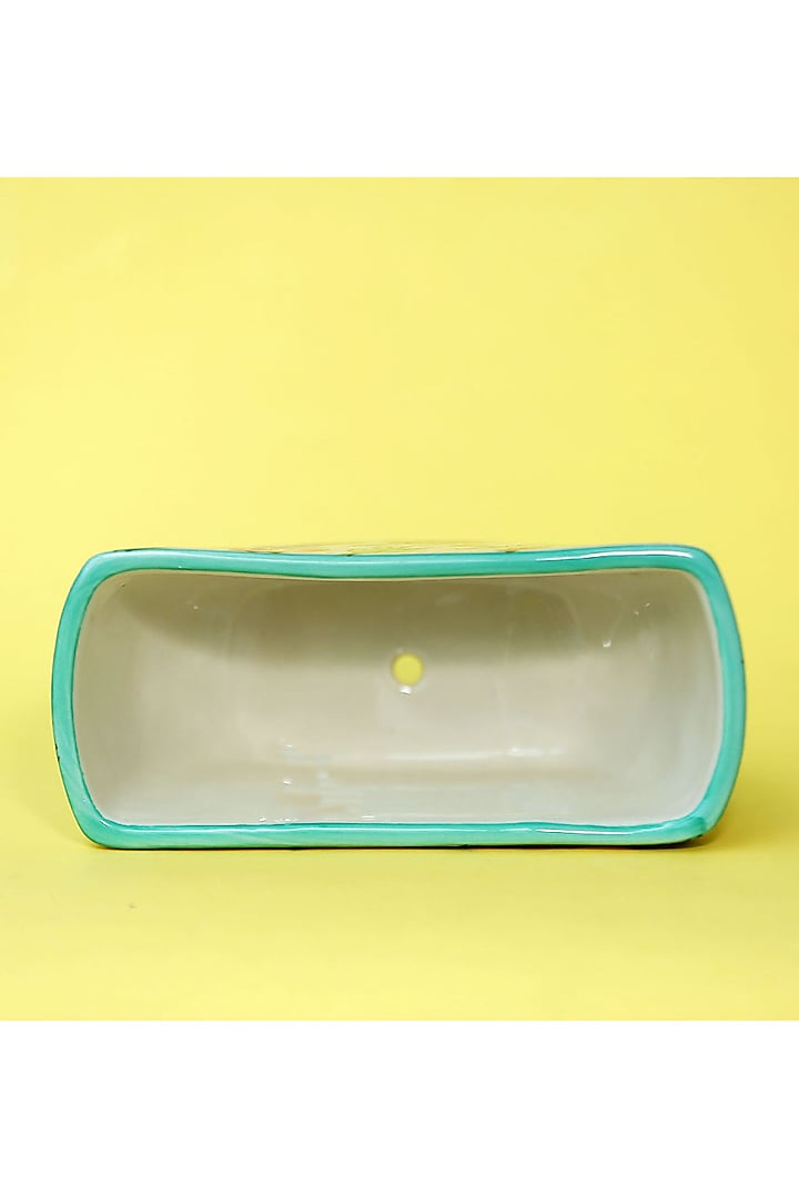 Multi-Colored Small Ceramic Planters by The Blooming Bagh at Pernia's Pop Up Shop