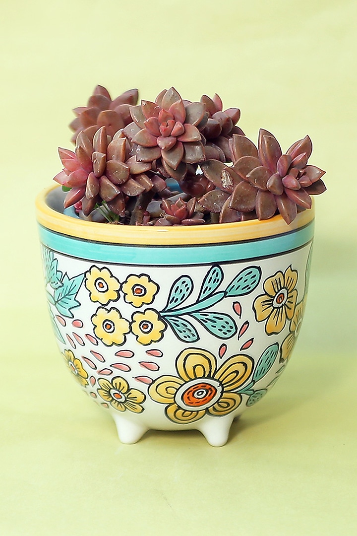 Succulent Ceramic Planters by The Blooming Bagh at Pernia's Pop Up Shop