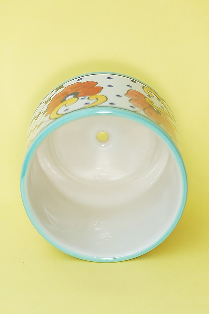 Colorful Small Ceramic Planters by The Blooming Bagh at Pernia's Pop Up Shop