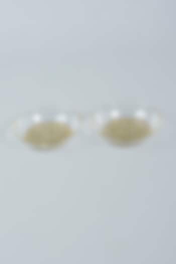 Gold Round Bowl (Set of 2) by The Bling Edit at Pernia's Pop Up Shop