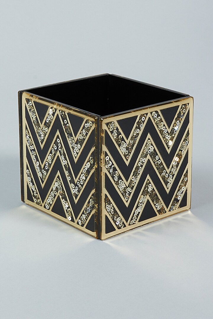 Gold & Black Chevron Sequins
Spoon Holder by The Bling Edit at Pernia's Pop Up Shop