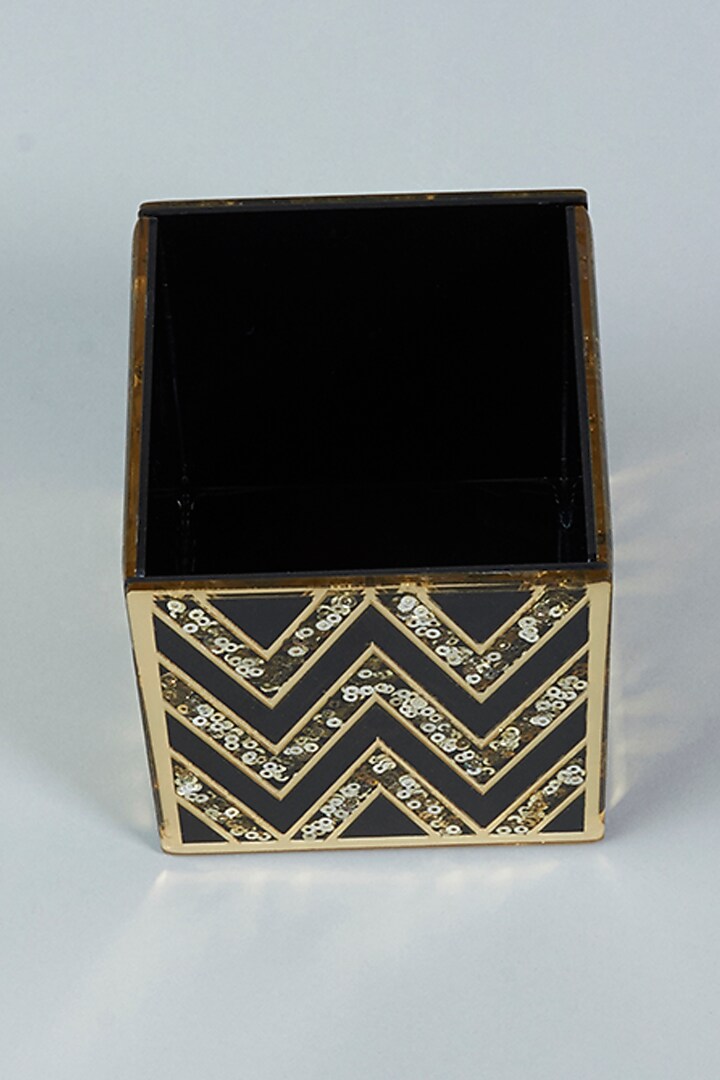 Gold & Black Chevron Sequins
Spoon Holder by The Bling Edit at Pernia's Pop Up Shop