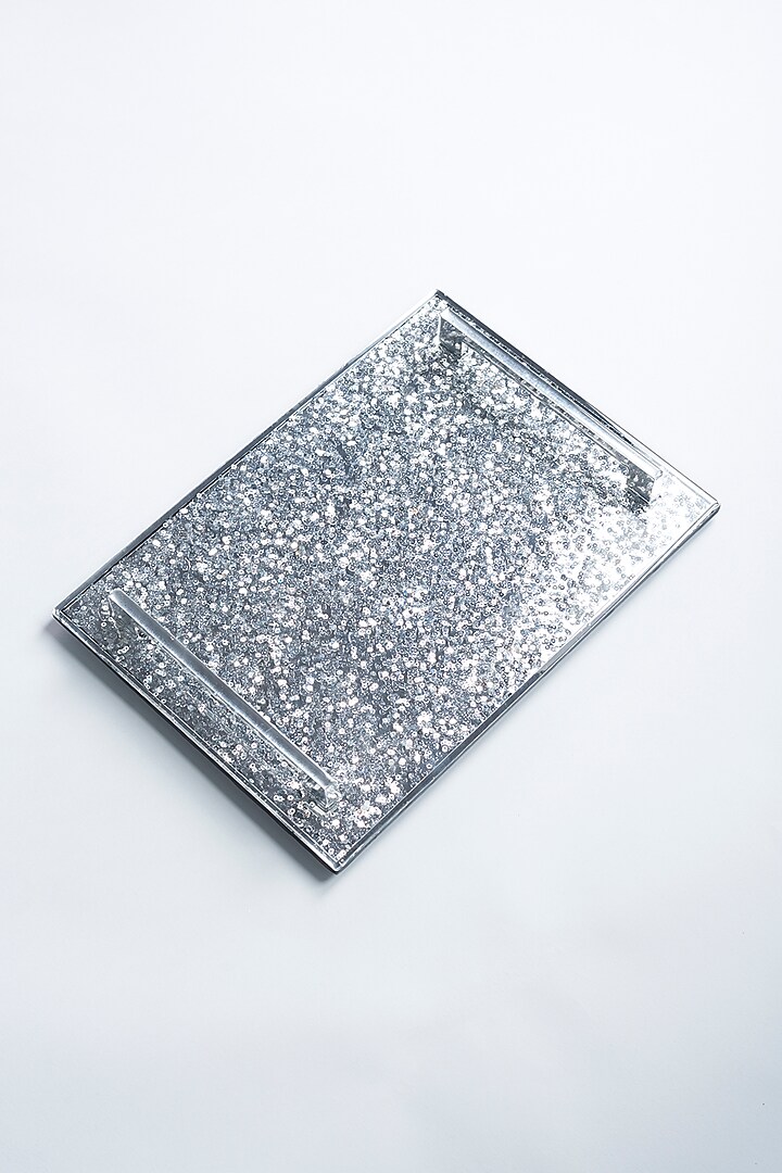 Sparkle Silver Tray by The Bling Edit at Pernia's Pop Up Shop