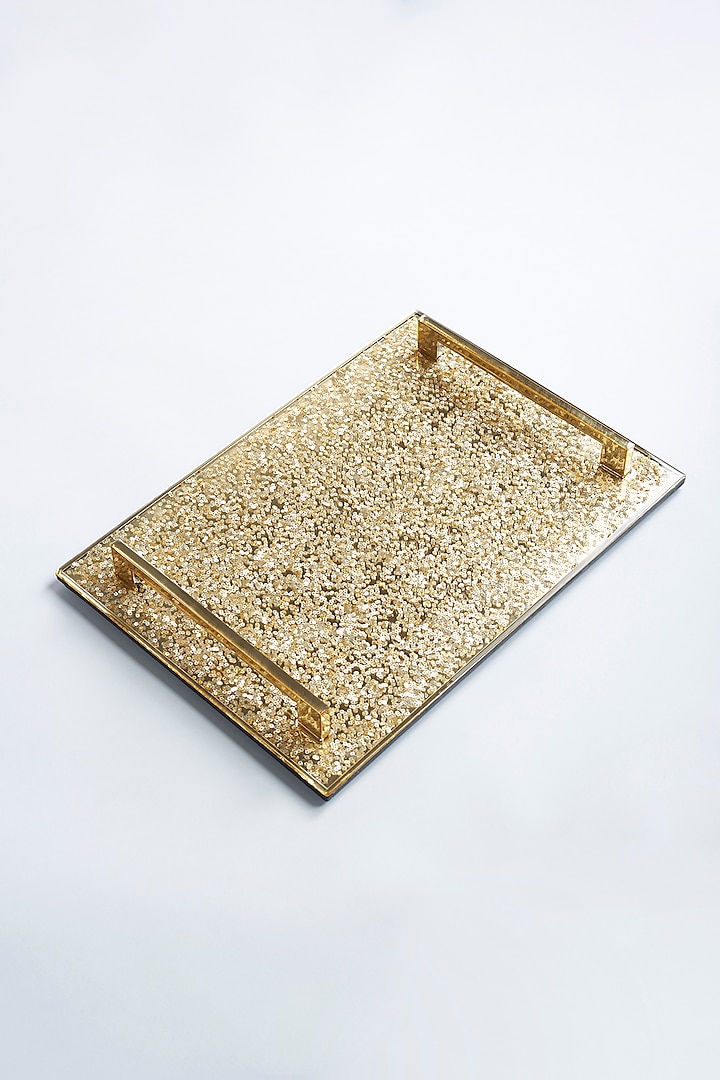 Sparkle Gold Tray by The Bling Edit