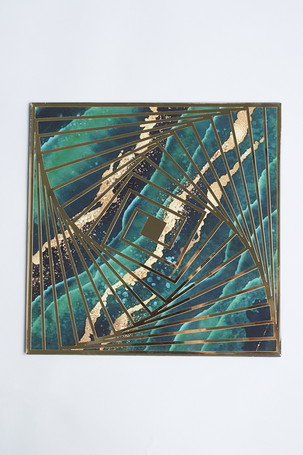 Maze Placemat In Marble Print Texture by The Bling Edit at Pernia's Pop Up Shop