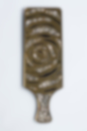 Rosette Sequins Gold & Black Platter by The Bling Edit at Pernia's Pop Up Shop