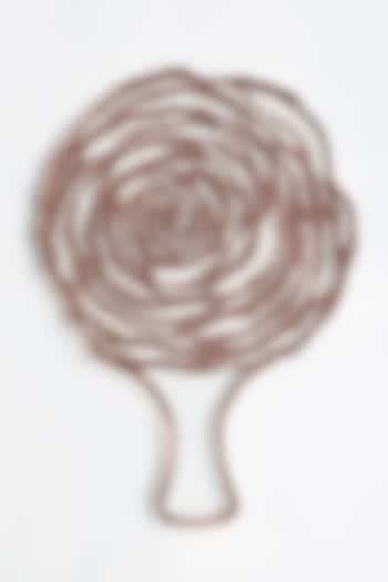 Transparent Rosette Rosegold Platter by The Bling Edit at Pernia's Pop Up Shop